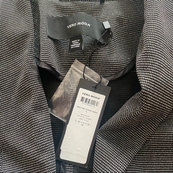 BNWT Vero Moda Glitter Blazer Mini Dress - Picture 6 of 10